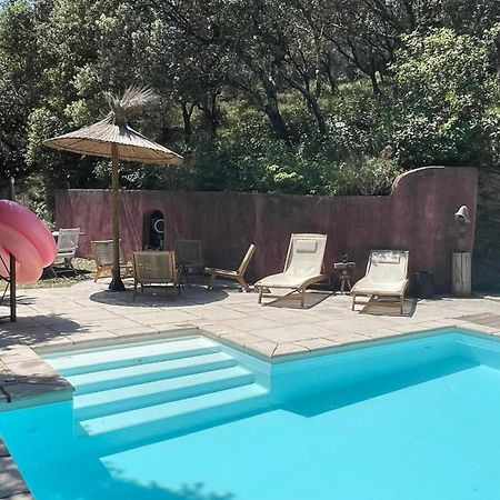 Jolie Annexe Du Mas Dans Le Coeur De La Garrigue Nimoise Villa Nimes Bagian luar foto